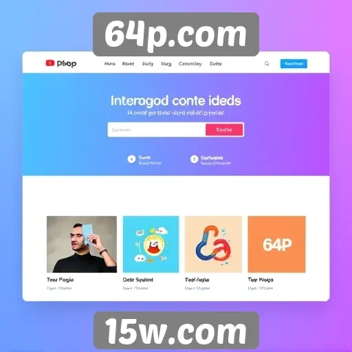 Navegação simplificada melhora experiência em 64p.com